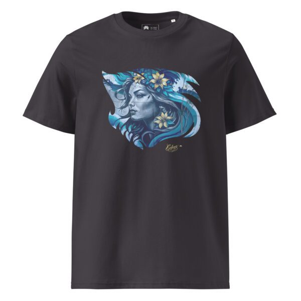 Unisex organic ribbed neck t-shirt: EIMANJÁ - Image 2