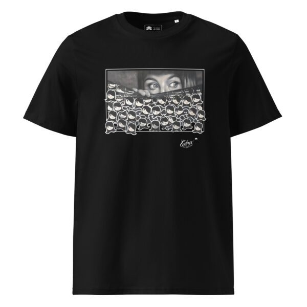 Unisex organic ribbed neck t-shirt: Pq Dom Pedro