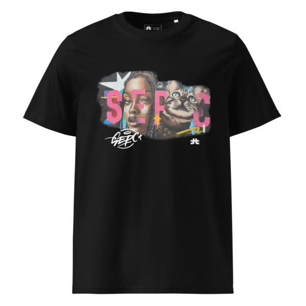 Unisex organic ribbed neck t-shirt: SEPC