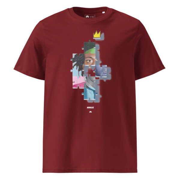 Unisex organic ribbed neck t-shirt: Basquiat - Image 2