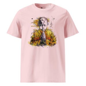 Unisex organic ribbed neck t-shirt: Zen