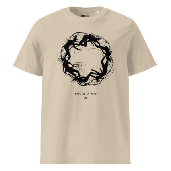 Unisex organic ribbed neck t-shirt: Constellation