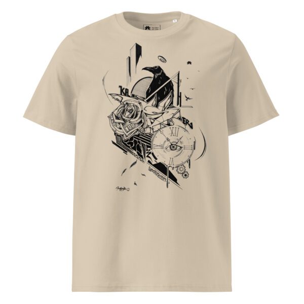 Unisex organic ribbed neck t-shirt: Time is money - Image 2