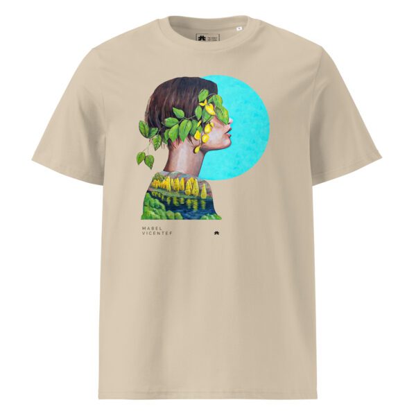 Unisex organic ribbed neck t-shirt: Coihue - Image 2