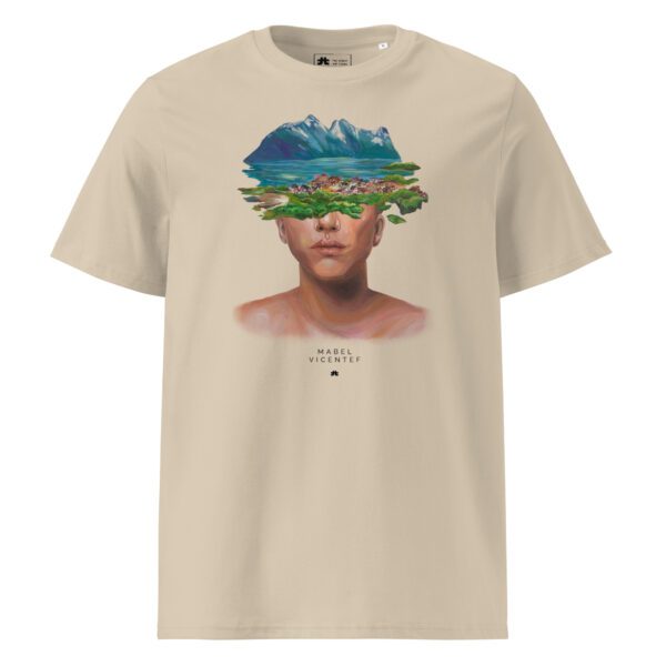 Unisex organic ribbed neck t-shirt: Isolation