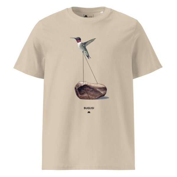 Unisex organic ribbed neck t-shirt: Fides