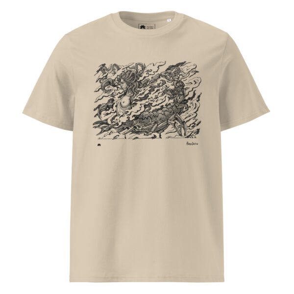 Unisex organic ribbed neck t-shirt: Selket - Image 2