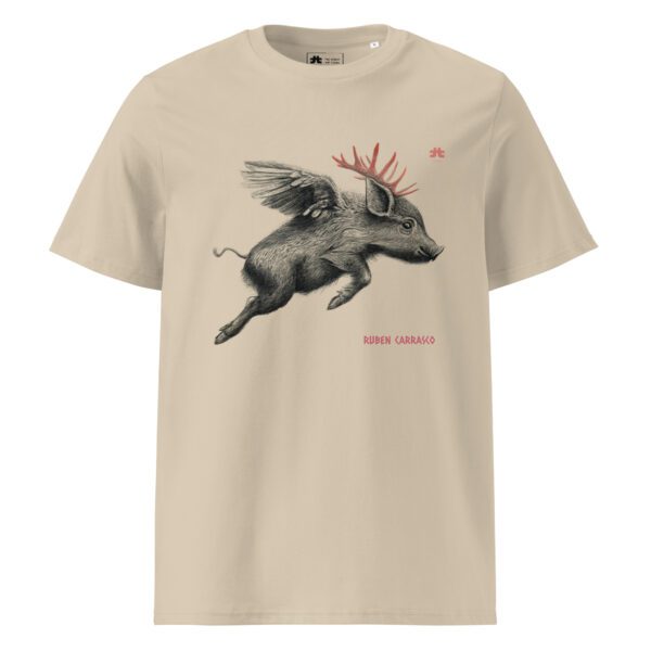 Unisex organic ribbed neck t-shirt: The Last Marcassin - Image 2