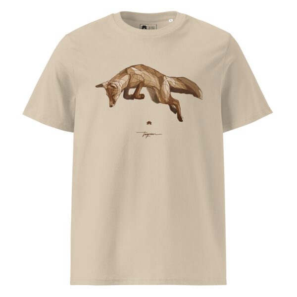 Unisex organic ribbed neck t-shirt: El zorrico de Farlete - Image 2