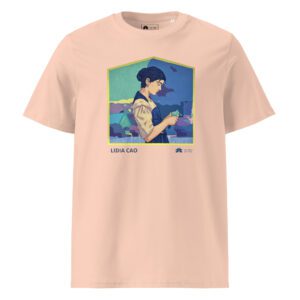 Unisex organic ribbed neck t-shirt: Peres