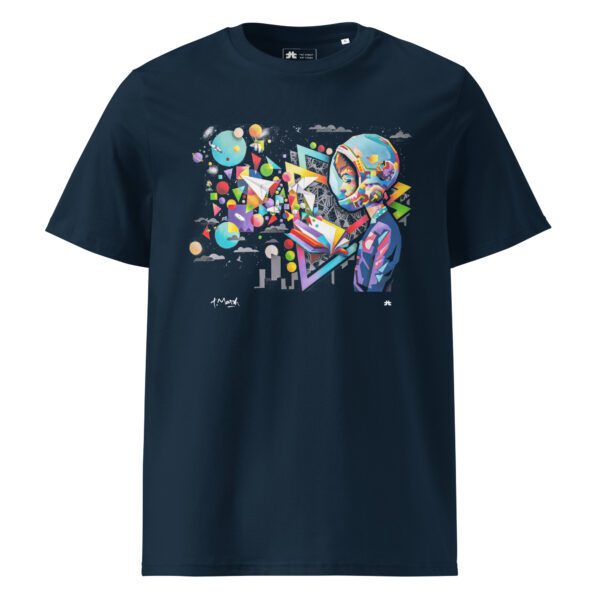 Unisex organic ribbed neck t-shirt : Knowledge Oddity - Image 2