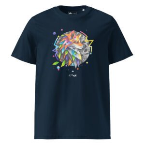 Unisex organic ribbed neck t-shirt : El zorro