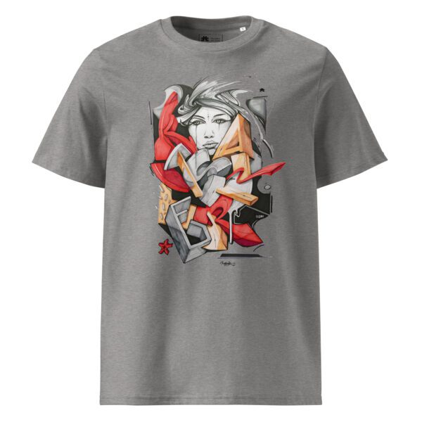 Unisex organic ribbed neck t-shirt: Resilience