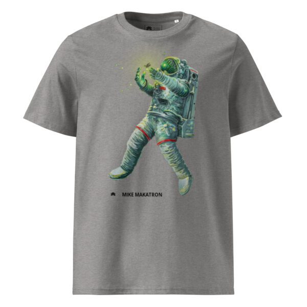 Unisex organic ribbed neck t-shirt: Astronaut