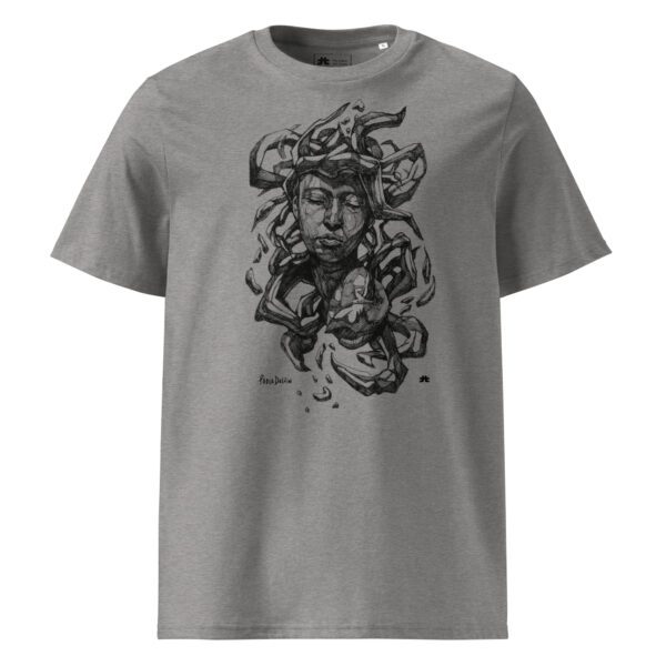 Unisex organic ribbed neck t-shirt: Nourishig Ground