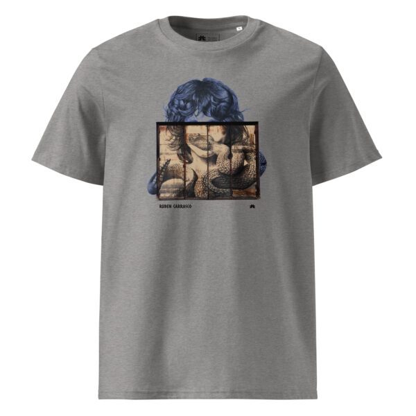 Unisex organic ribbed neck t-shirt: The Iguana´s Doors