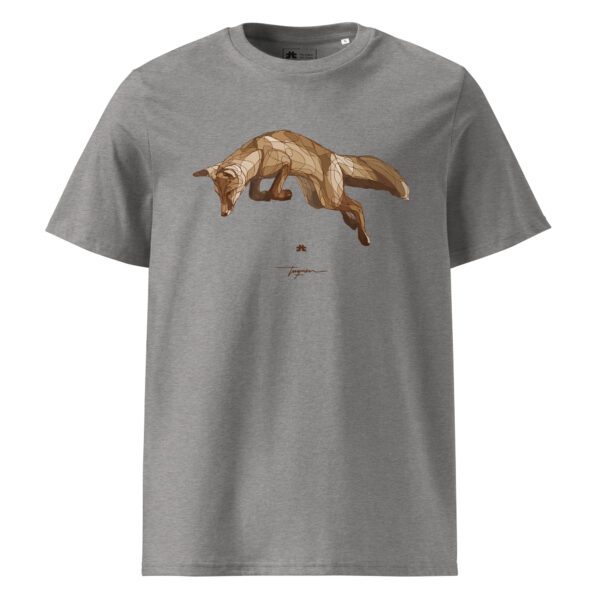 Unisex organic ribbed neck t-shirt: El zorrico de Farlete