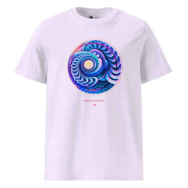 Unisex organic ribbed neck t-shirt: Chentelham Mural - Image 2
