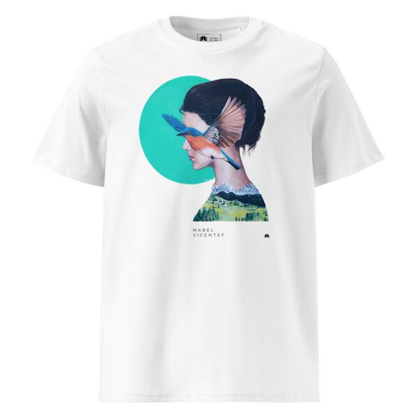 Unisex organic ribbed neck t-shirt: Patagonia - Image 2