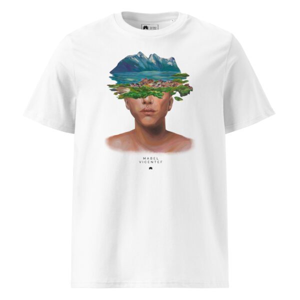 Unisex organic ribbed neck t-shirt: Isolation - Image 2