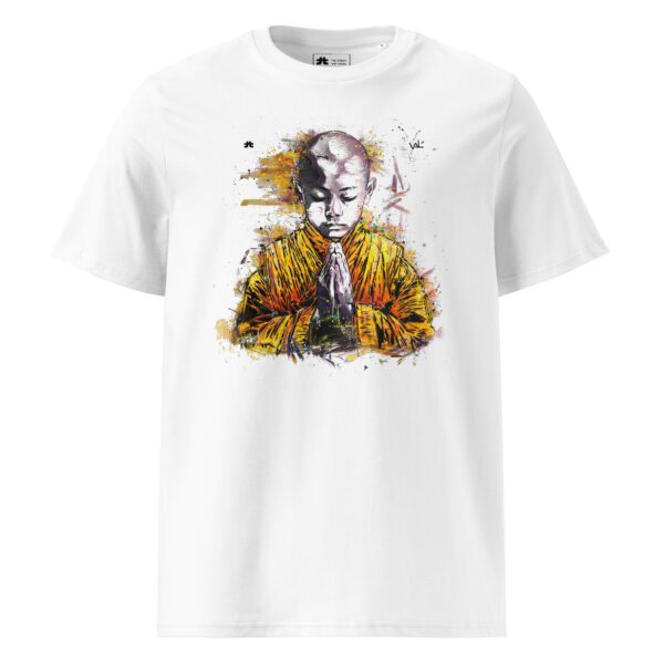 Unisex organic ribbed neck t-shirt: Zen - Image 3