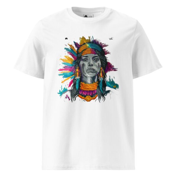 Unisex organic ribbed neck t-shirt: Itzia - Image 3