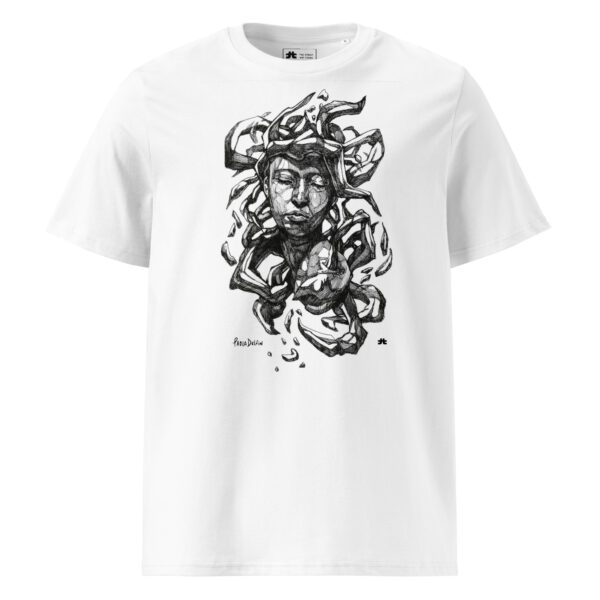 Unisex organic ribbed neck t-shirt: Nourishig Ground - Image 2