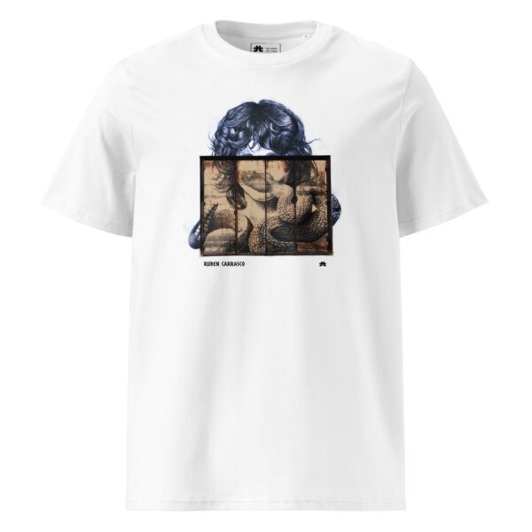 Unisex organic ribbed neck t-shirt: The Iguana´s Doors - Image 2