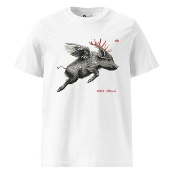 Unisex organic ribbed neck t-shirt: The Last Marcassin