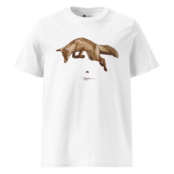 Unisex organic ribbed neck t-shirt: El zorrico de Farlete - Image 3