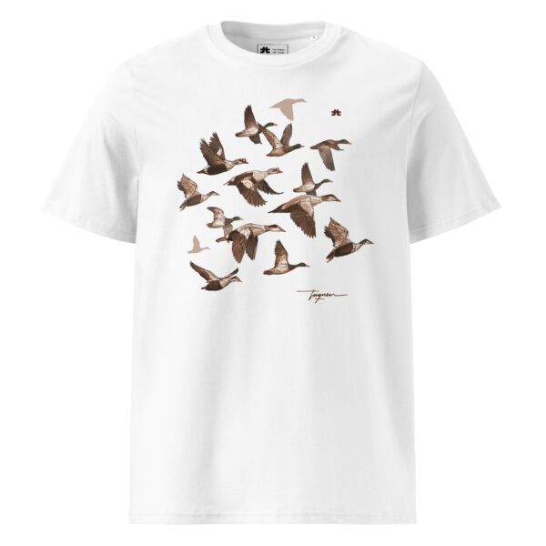 Unisex organic ribbed neck t-shirt: Adaptarse al entorno